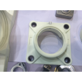 Hardware Flange Units Bearing with White Plastic Housing